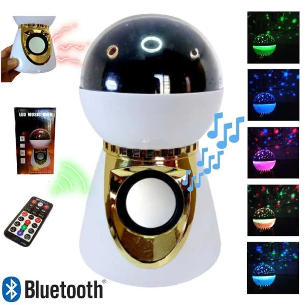 Led Musicbulb Bluetooth Speaker With Multi Lights